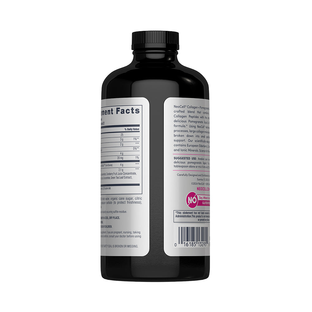 Colágeno Péptidos "Hair, Skin & Nails" 473 ml | Líquido sabor Granada