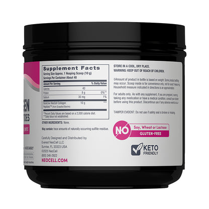 Colágeno Péptidos Grassfed Powder "Hair, Skin, Nails & Joint" | Polvo Sin sabor