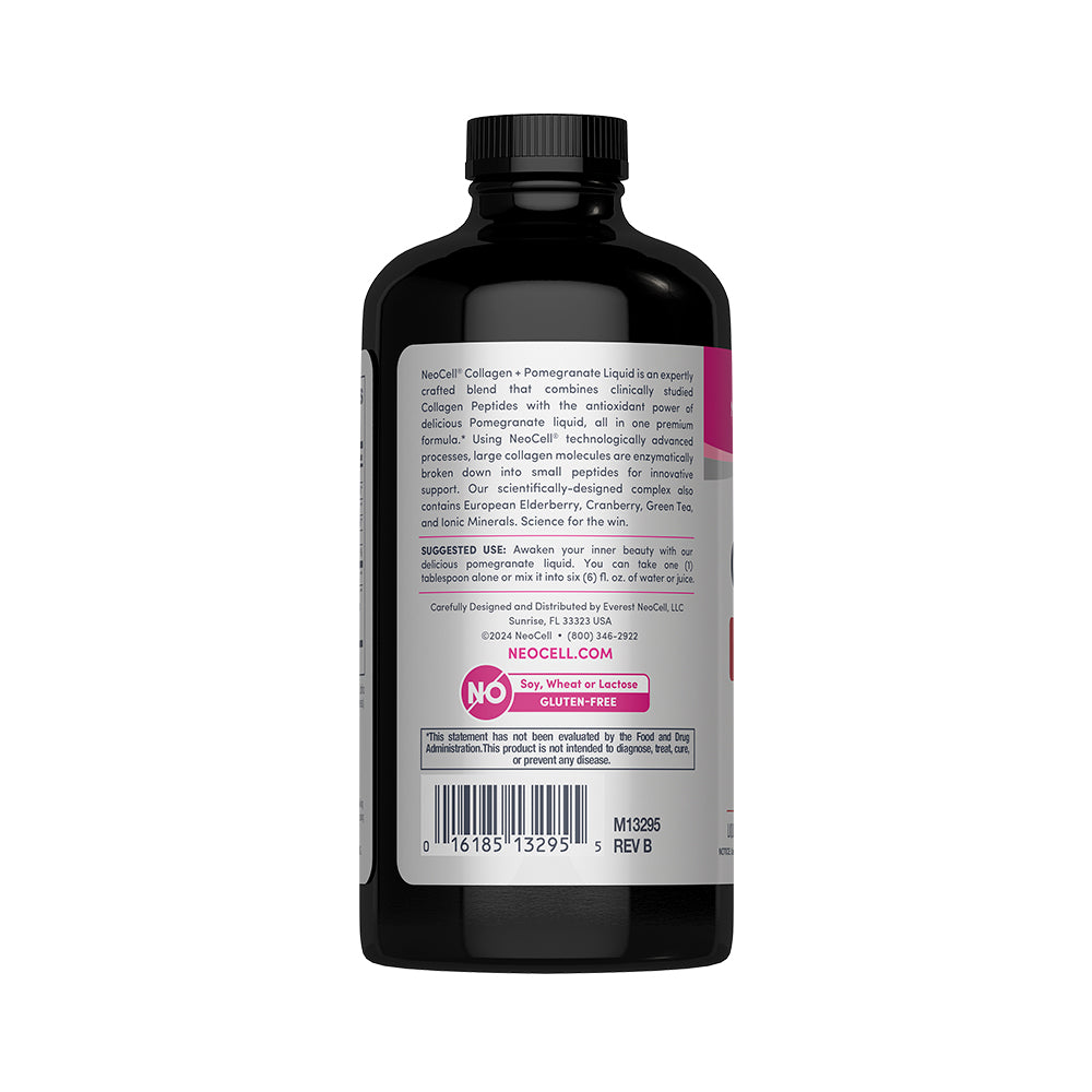 Colágeno Péptidos "Hair, Skin & Nails" 473 ml | Líquido sabor Granada